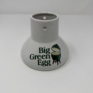 Big Green Egg Ceramic Chicken Roaster Vertical Beer Can Grill Cooker BBQ